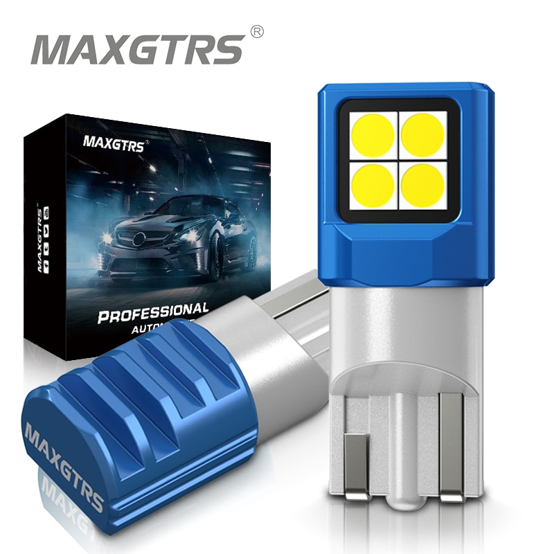 2x T10 LED  W5W 168 194 LED  ȣ  6000K     ̽  3030 ڵ ׸  